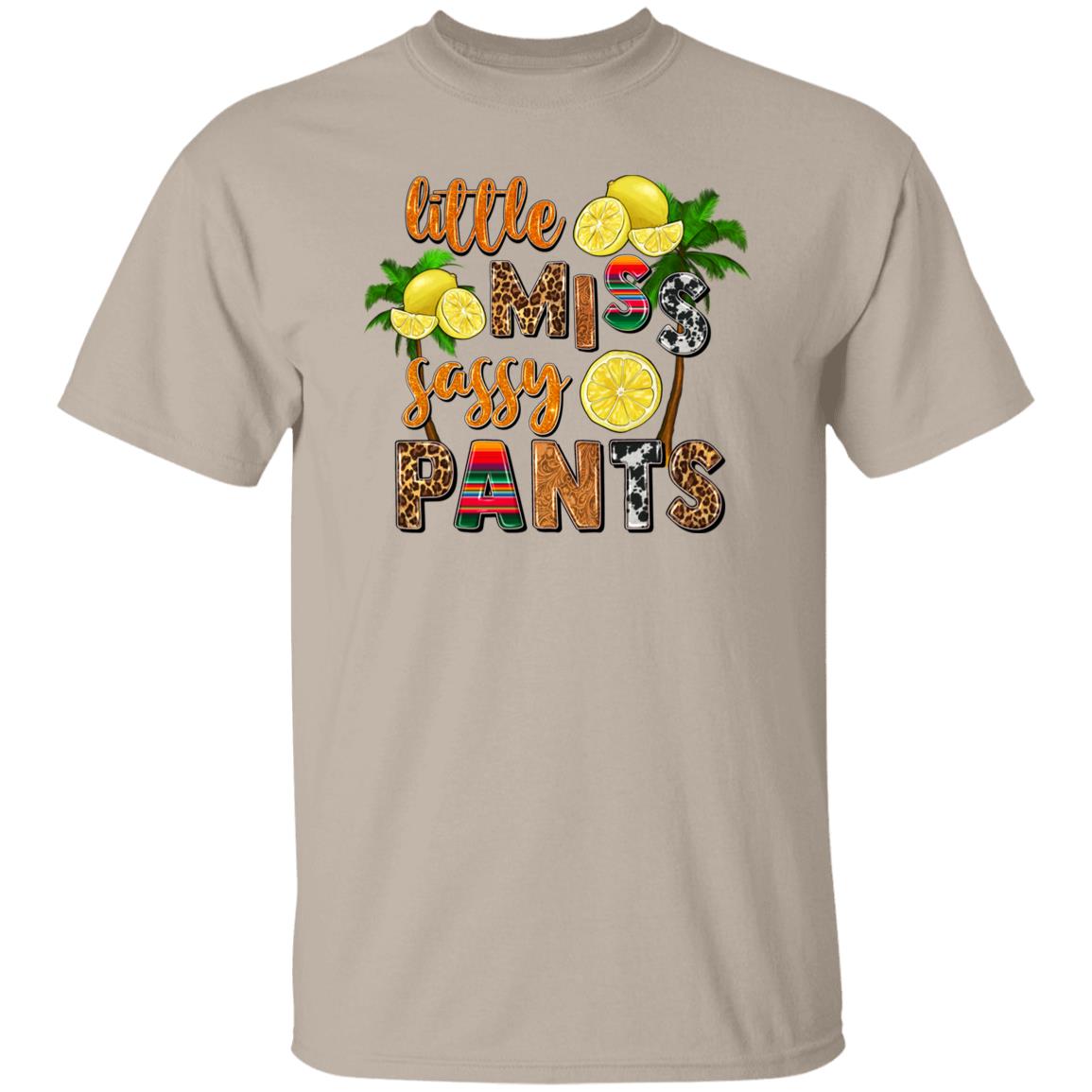 Little miss sassy pants T-Shirt gift Palm beach lemons Unisex Tee Sand White Sport Grey-Family-Gift-Planet