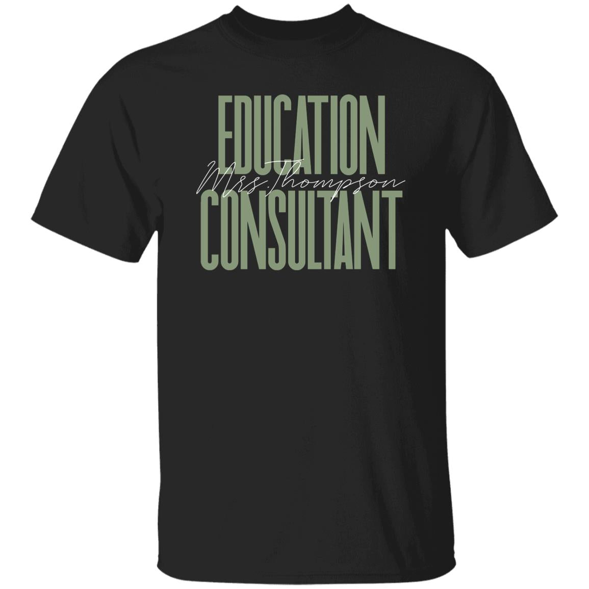 Education Consultant T-Shirt gift Education Advisor specialist Customized Unisex tee Black Navy Dark Heather-Family-Gift-Planet