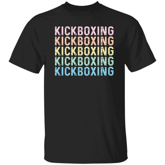 Kickboxing Unisex Shirt, Kickboxer tee Black S-2XL-Black-Family-Gift-Planet