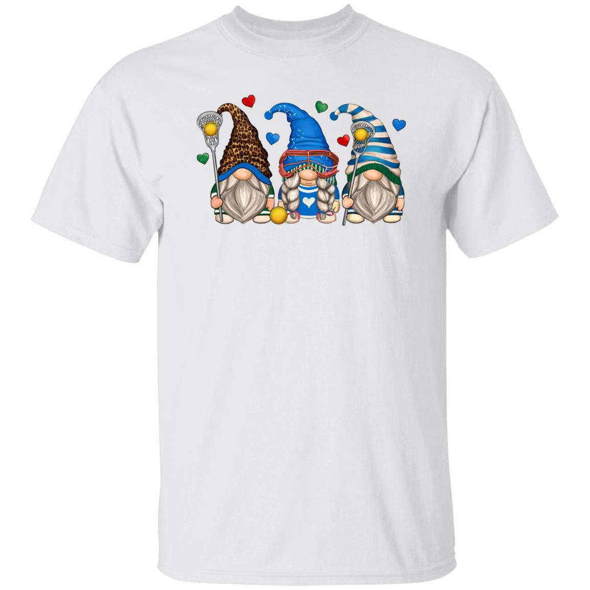 Lacrosse Gnomes Unisex shirt Lacrosse player Christmas gift White Sand-Family-Gift-Planet