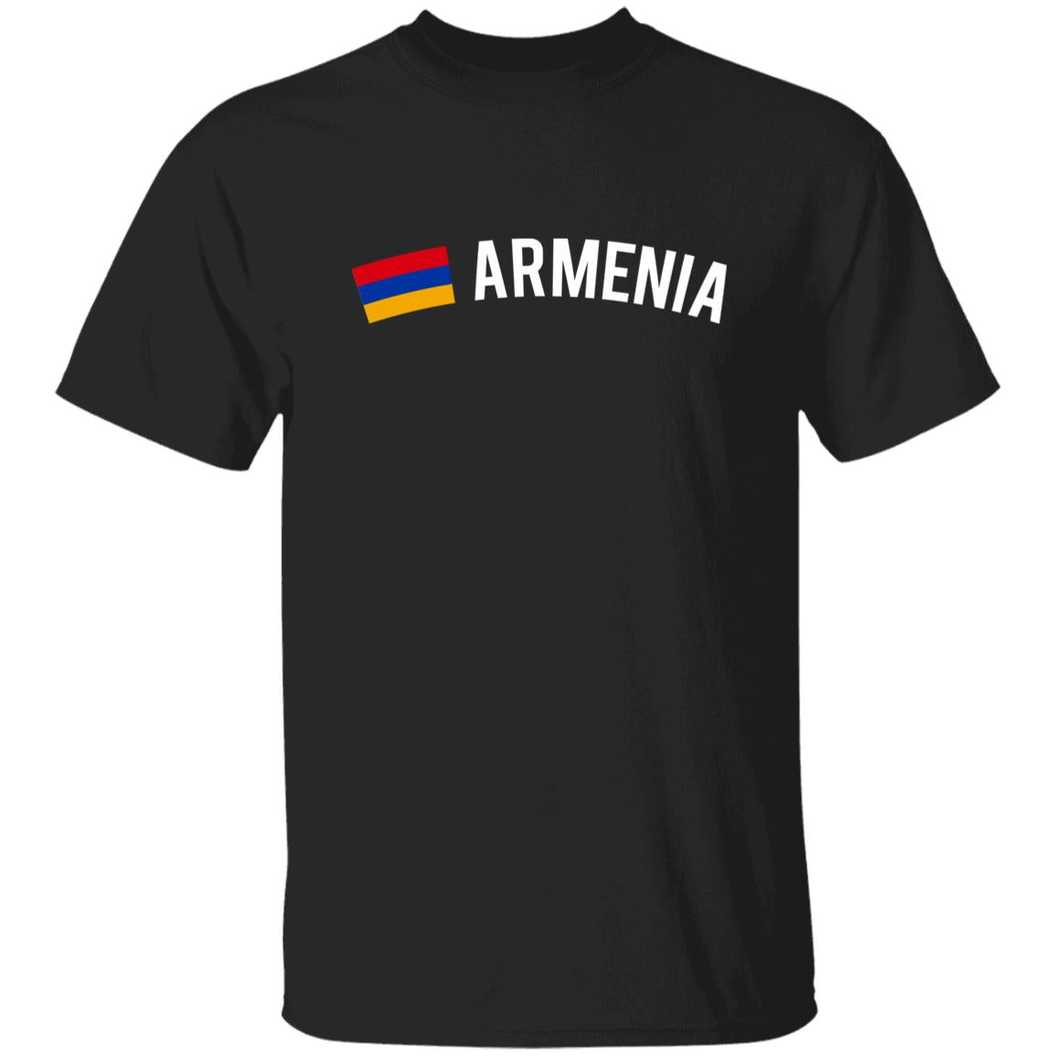 Armenia Unisex T-shirt gift Armenian flag tee Yerevan White Black Dark Heather-Family-Gift-Planet