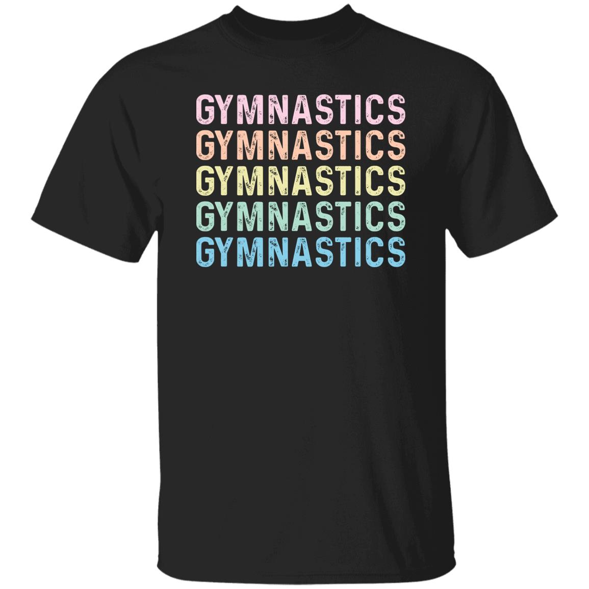 Gymnastics Unisex Shirt, Gymnast tee Black S-2XL-Black-Family-Gift-Planet