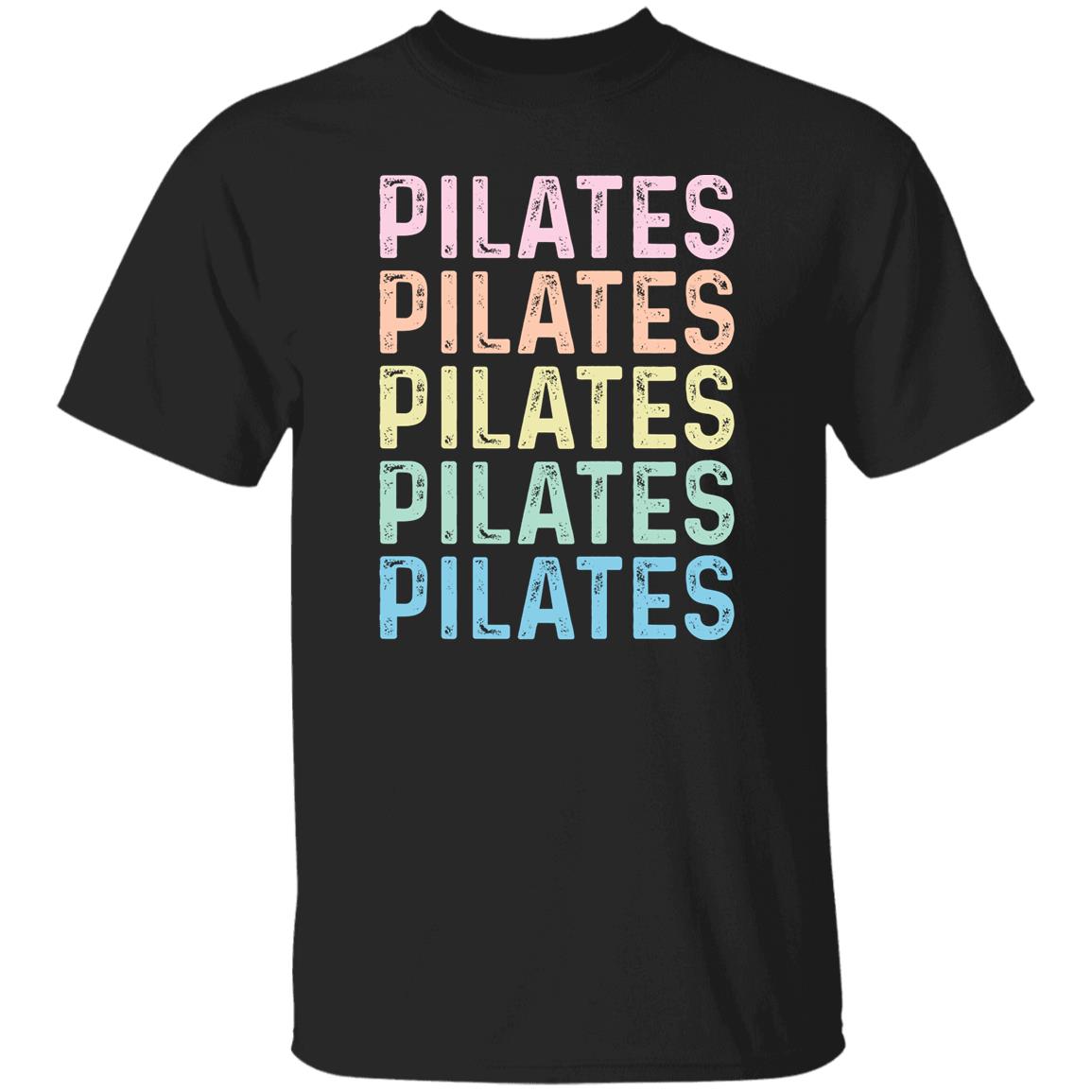 Pilates Unisex Shirt, gym Pilates tee Black S-2XL-Black-Family-Gift-Planet