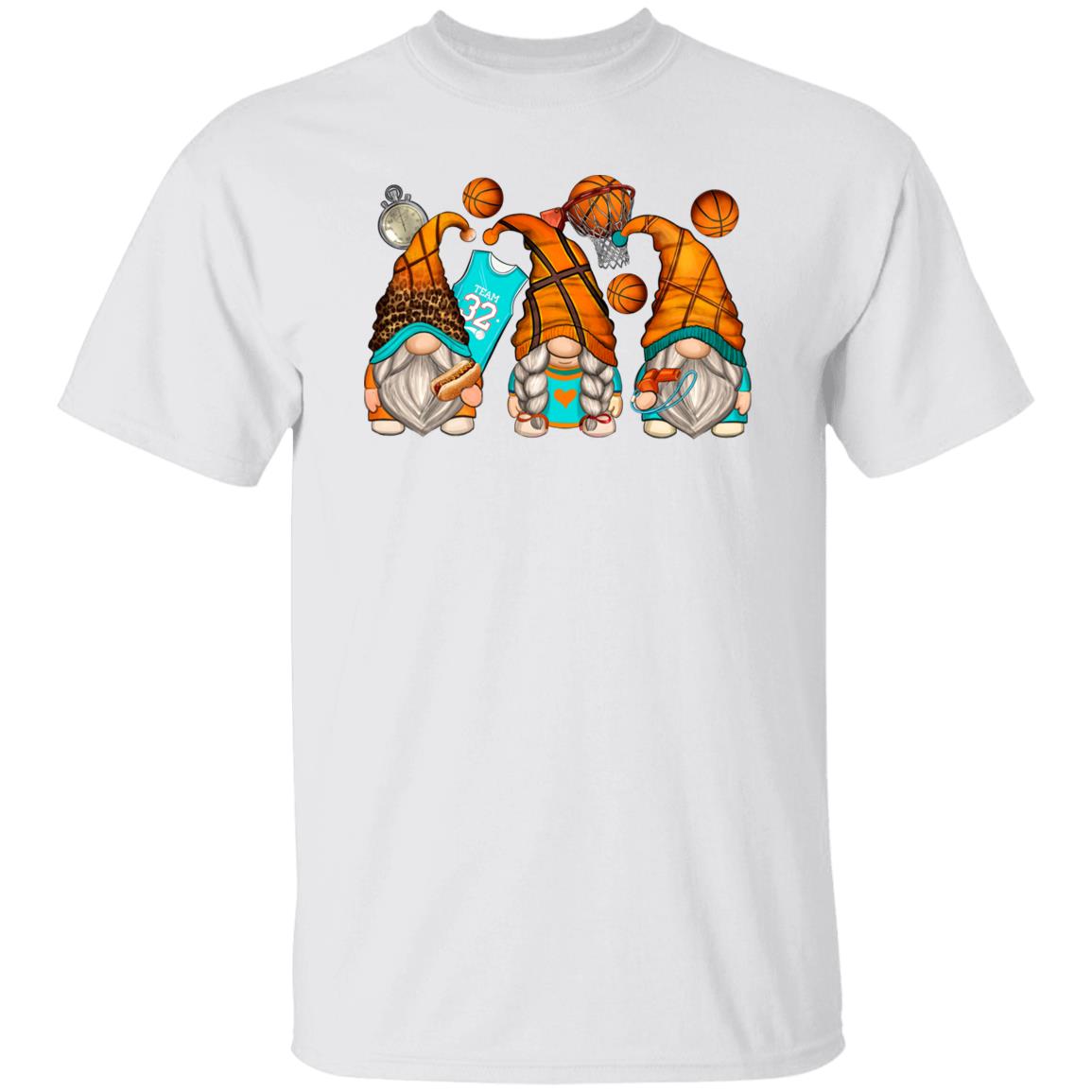 Basketball Gnomes Unisex shirt basketball player Christmas gift White Sand-Family-Gift-Planet