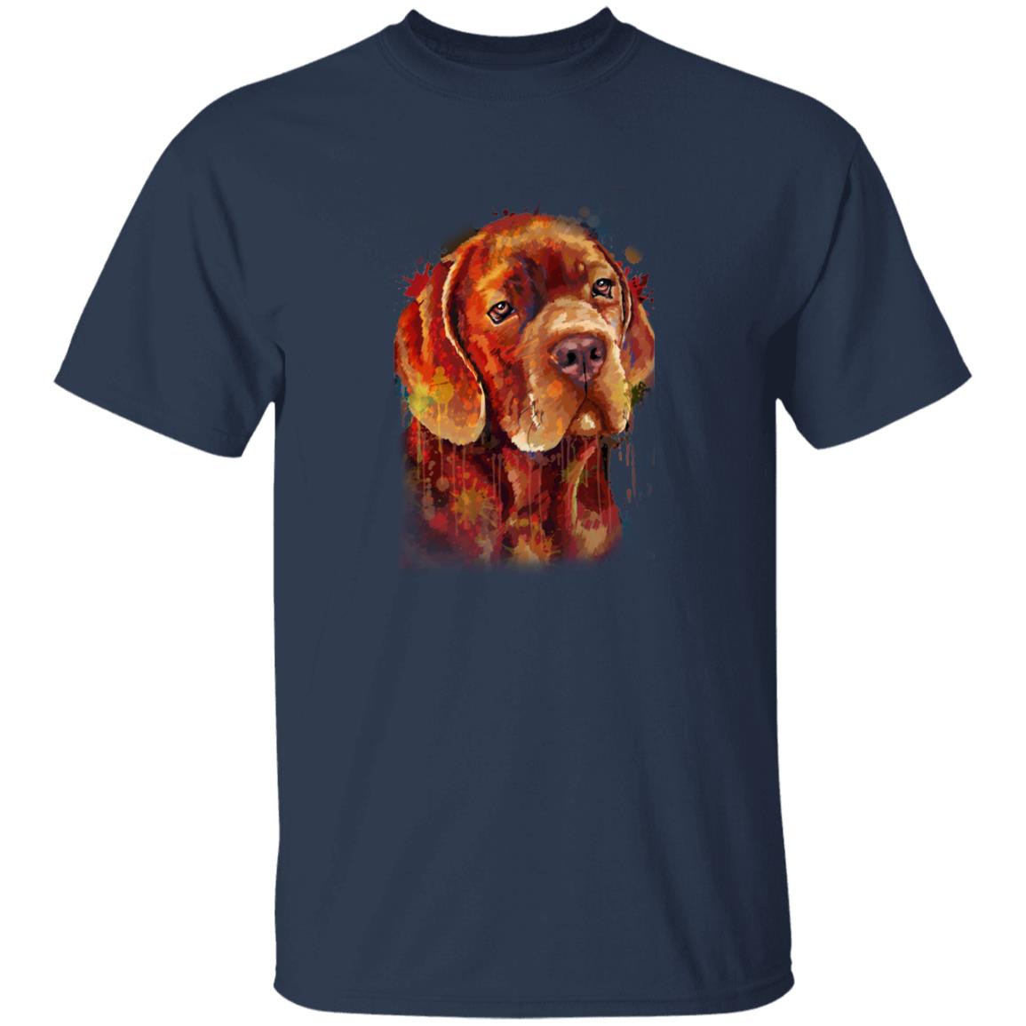 Watercolor painting Cane Corso dog Unisex shirt S-2XL black navy dark heather-Navy-Family-Gift-Planet
