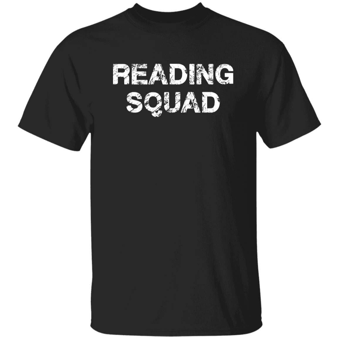 Reading squad Unisex T-shirt gift reading teacher tee black dark heather-Black-Family-Gift-Planet