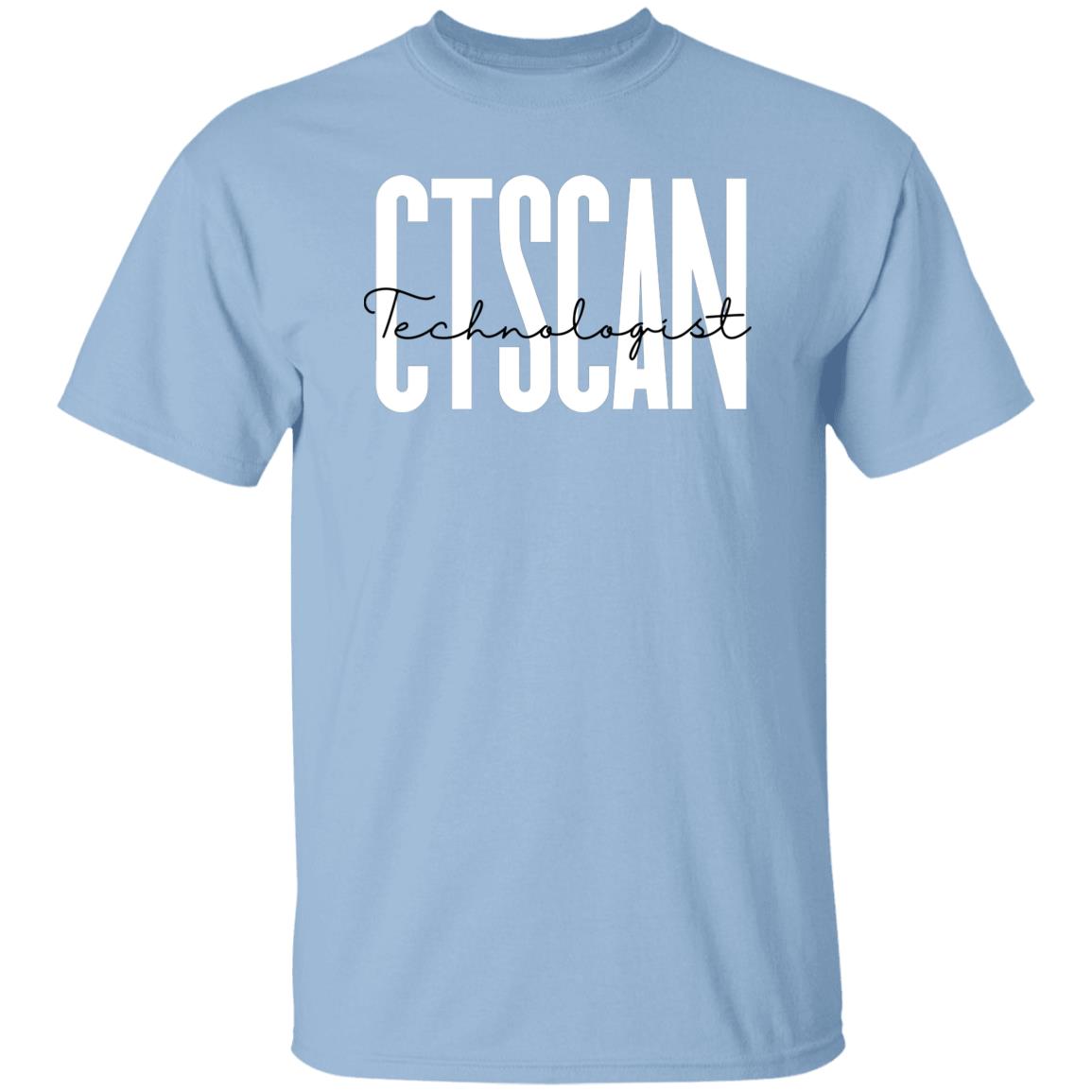 Ctscan Technologist Unisex T-shirt CT scan tech Sand Blue Pink-Family-Gift-Planet