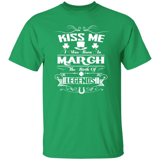 March Birthday Irish Legends St Patrick Day Unisex t-shirt 4XL 5XL 6XL Irish Green-Irish Green-Family-Gift-Planet