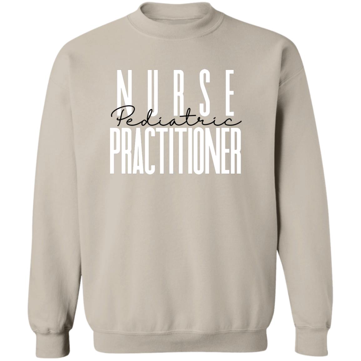 Pediatric nurse practitioner Unisex Sweatshirt, pediatric np Crewneck Sand-Sand-Family-Gift-Planet