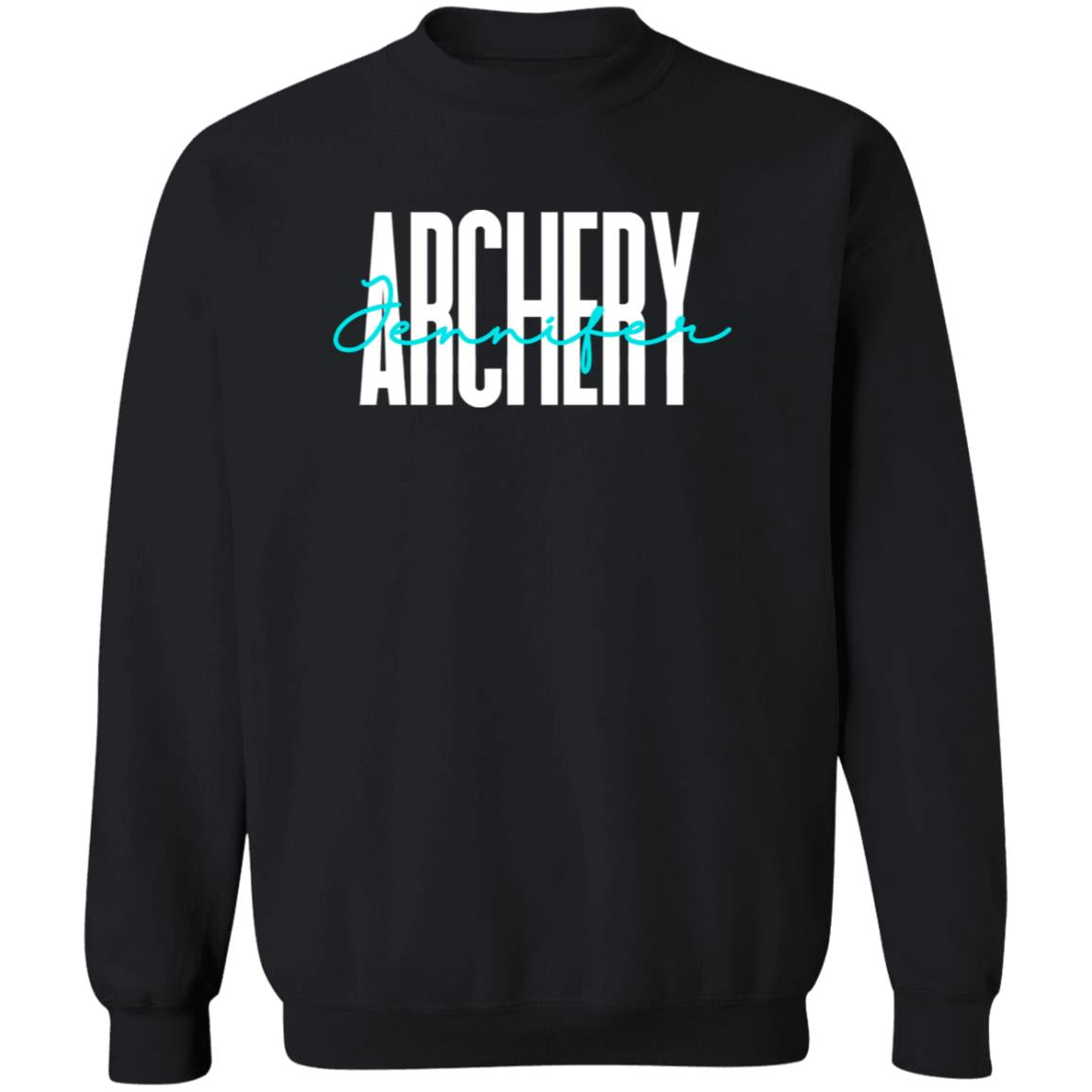 Personalized Archery Unisex Sweatshirt Custom name archer Sand Black Dark Heather-Family-Gift-Planet