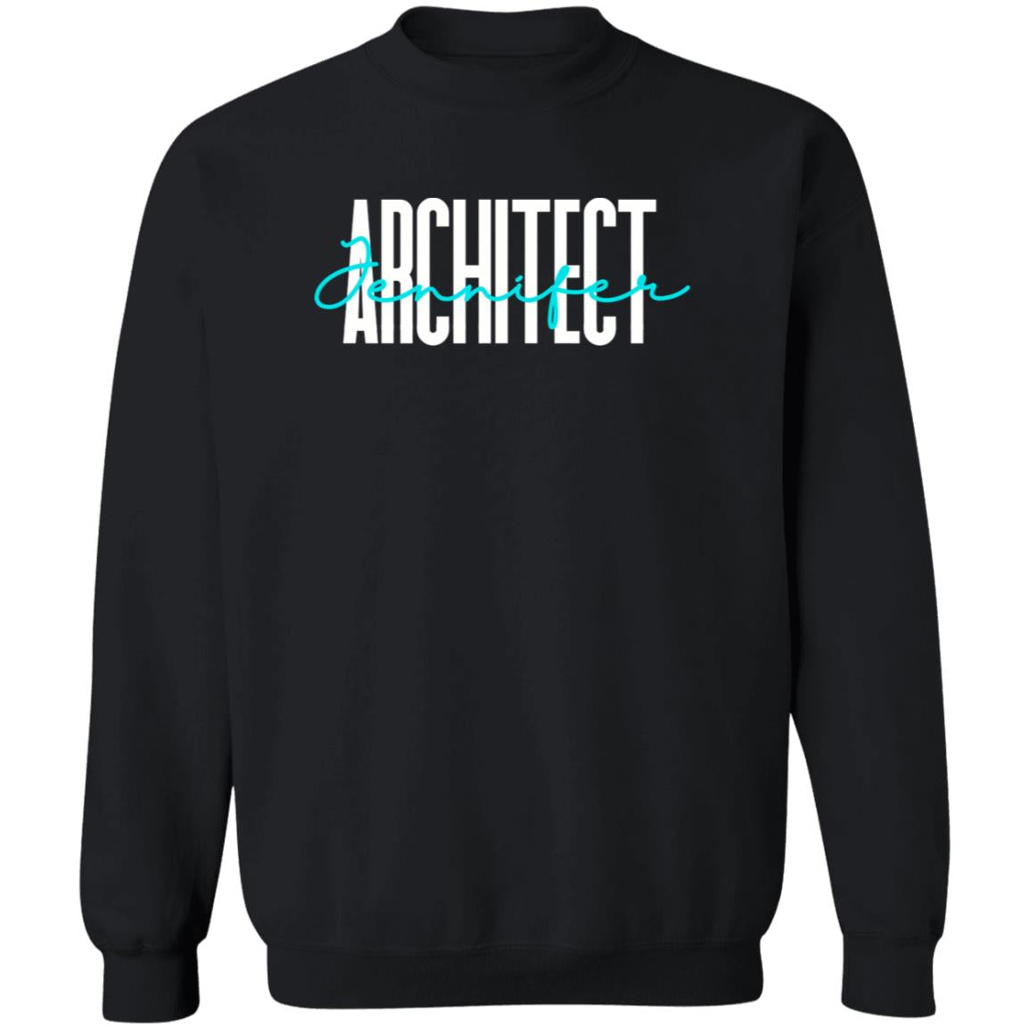 Personalized Architect Unisex Sweatshirt Custom name architect Sand Black Dark Heather-Family-Gift-Planet