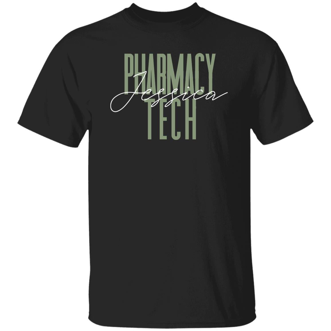 Pharmacy tech T-Shirt gift Pharmacy technician Pharmacist Customized Unisex tee Black Navy Dark Heather-Family-Gift-Planet