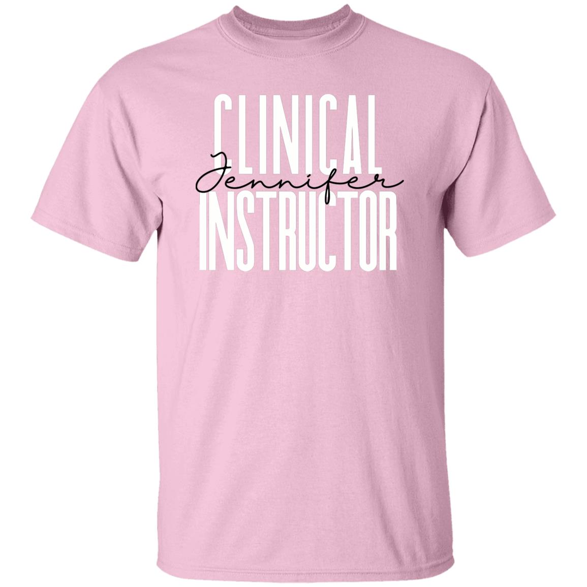 Personalized Clinical instructor 1 Unisex T-shirt Custom name nurse educator Sand Blue Pink-Family-Gift-Planet