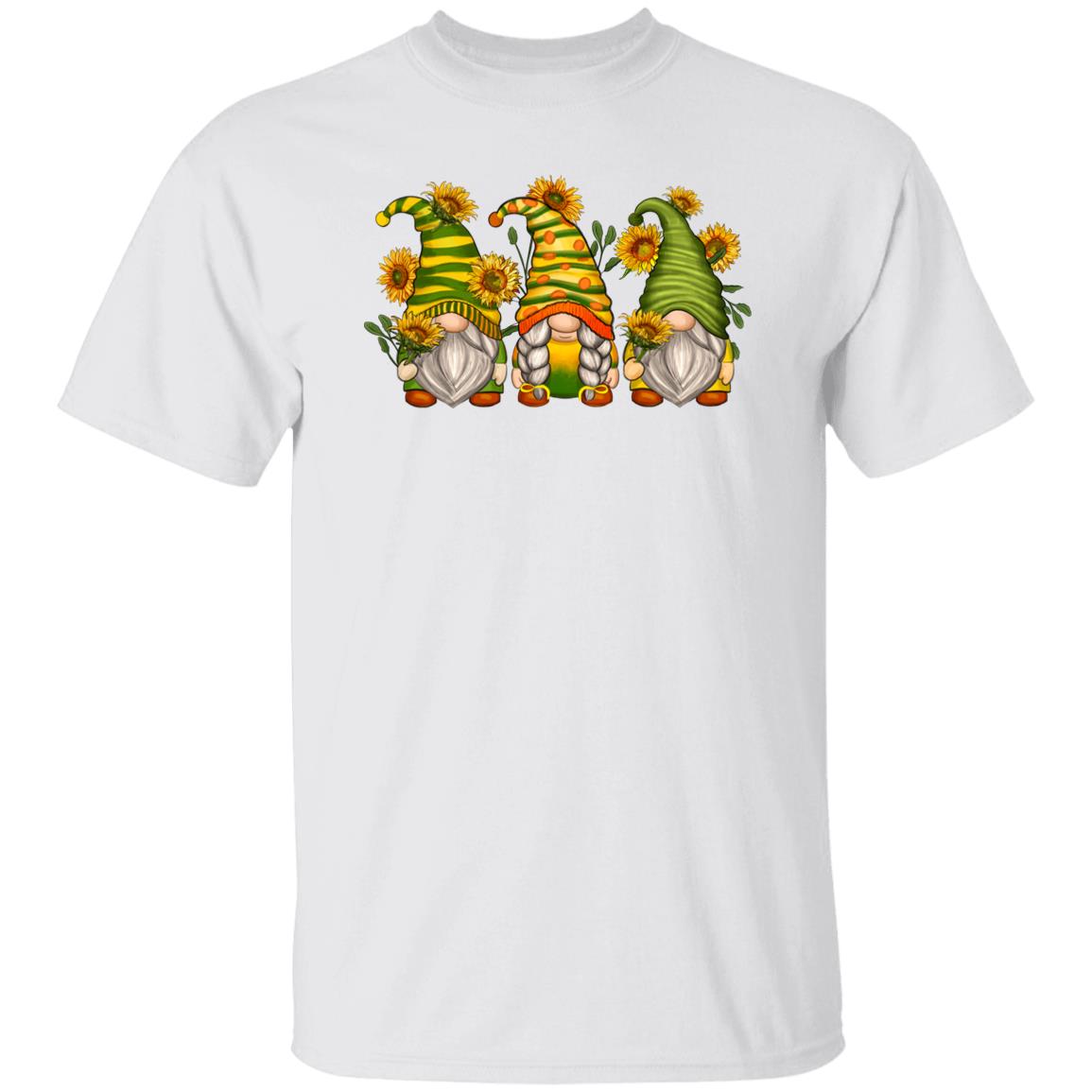 Sunflower Gnomes Unisex shirt sunflowers lover Christmas gift White Sand-Family-Gift-Planet