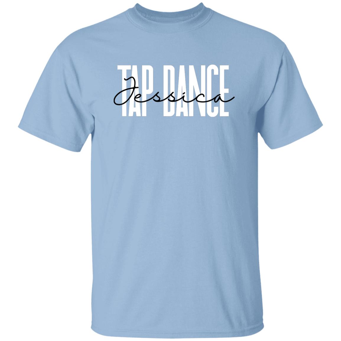 Personalized Tap dance T-shirt gift Custom name Tap dance teacher Unisex Tee Sand Pink Light Blue-Family-Gift-Planet