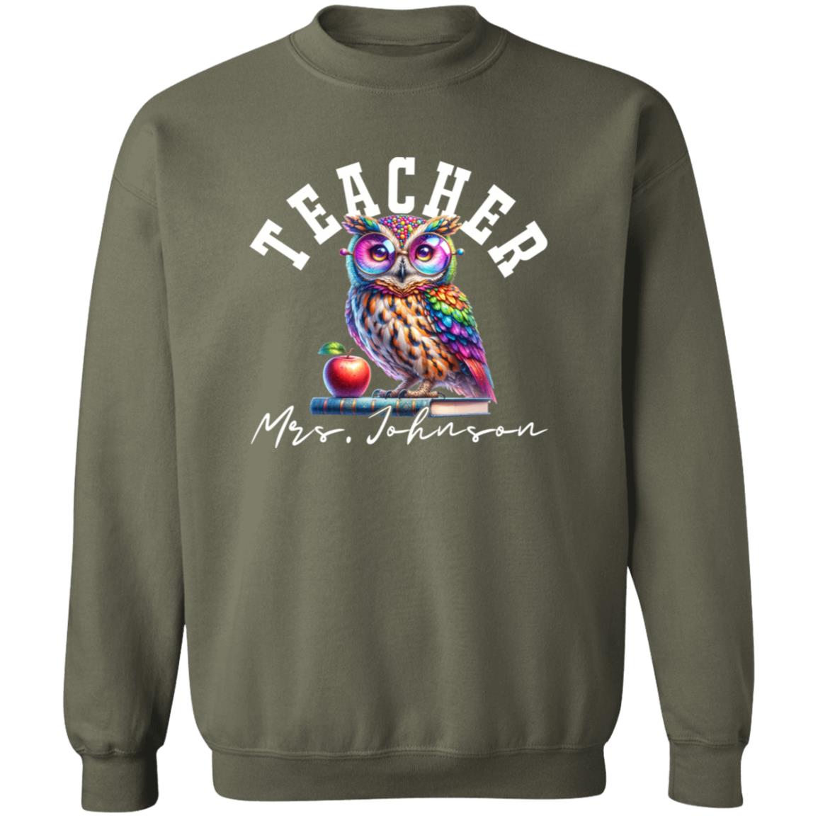 Teacher funny Personalized Unisex Sweatshirt Custom Elementary school teacher Black-Family-Gift-Planet