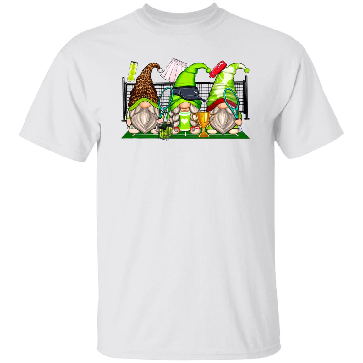 Tennis Gnomes Unisex shirt tennis player Christmas gift White Sand-Family-Gift-Planet