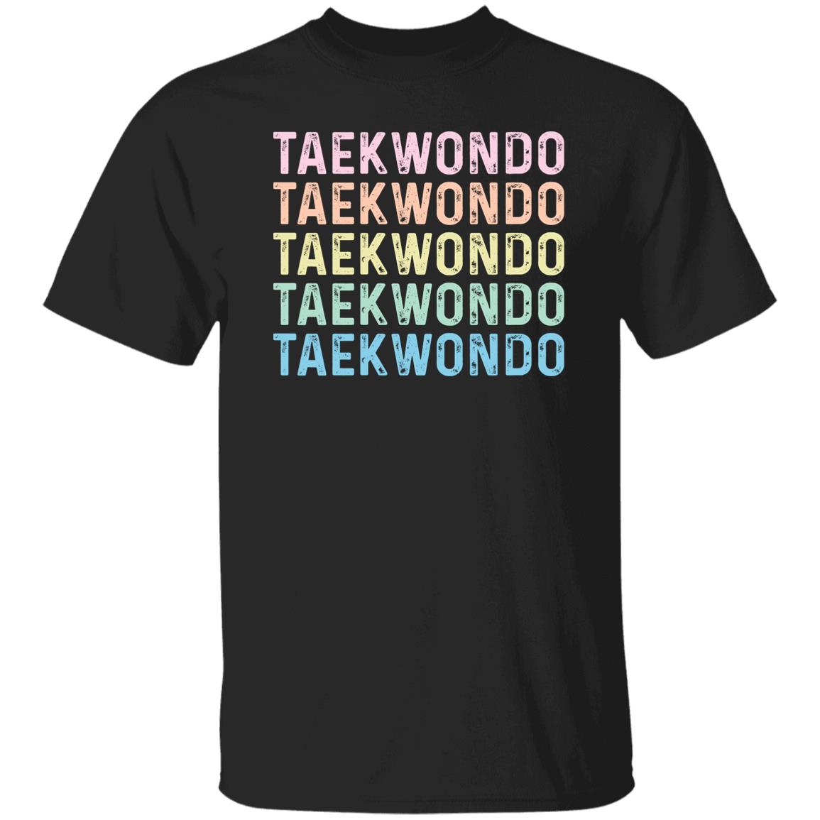 Taekwondo Unisex Shirt, Taekwondo martial arts tee Black S-2XL-Black-Family-Gift-Planet