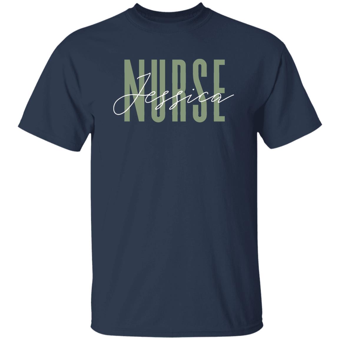 Nurse T-Shirt gift Registered Nurse Practitioner Customized Unisex tee Black Navy Dark Heather-Family-Gift-Planet