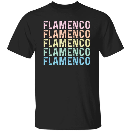 Flamenco Unisex Shirt, Flamenco dancer tee Black S-2XL-Black-Family-Gift-Planet