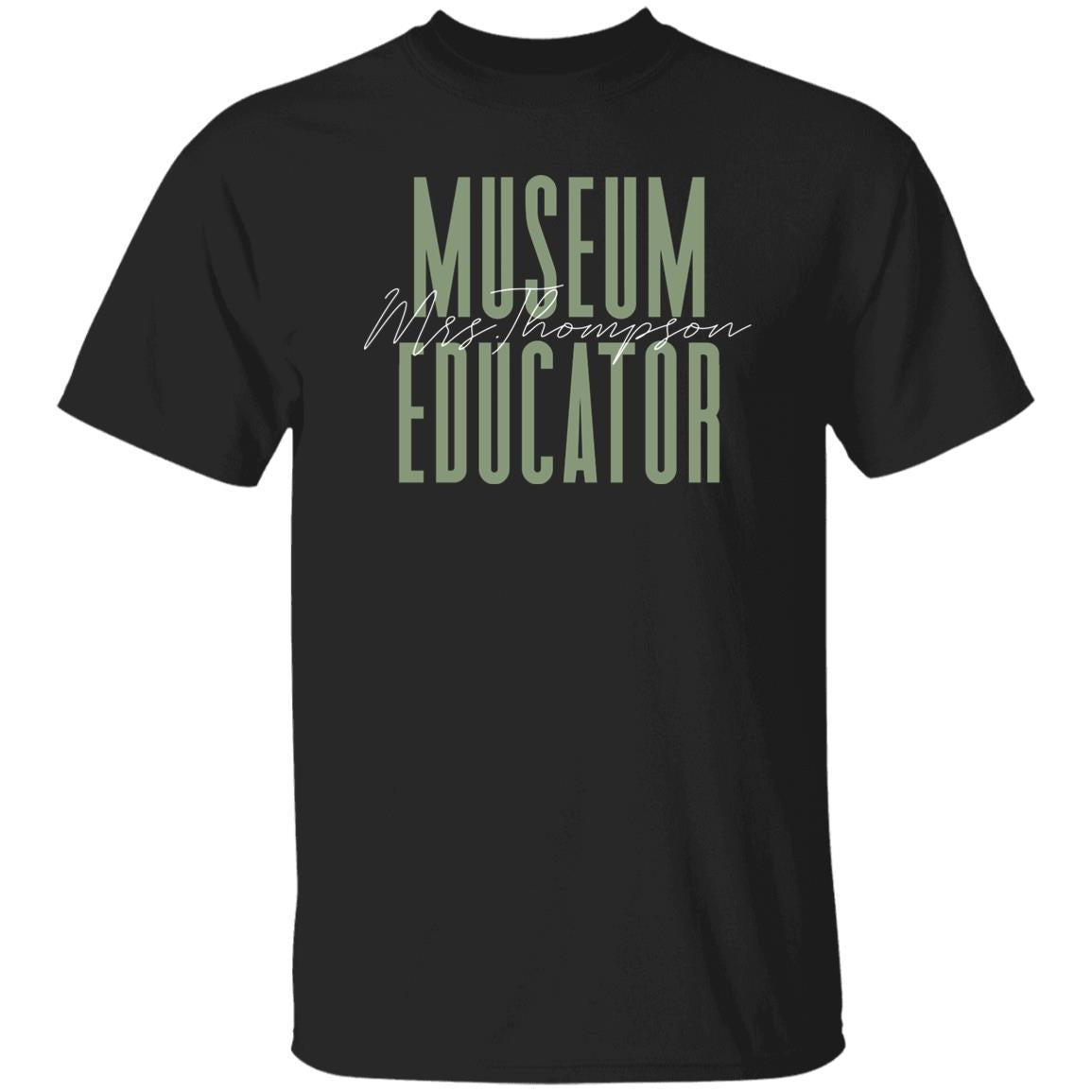 Museum Educator T-Shirt gift School Museum Customized Unisex tee Black Navy Dark Heather-Family-Gift-Planet