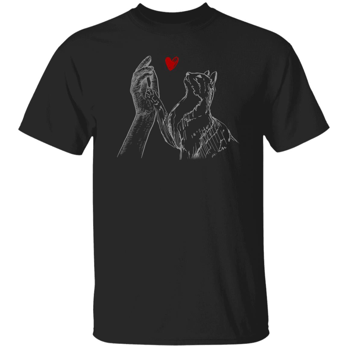 Cat love Unisex shirt cat lover tee Black Dark Heather-Family-Gift-Planet