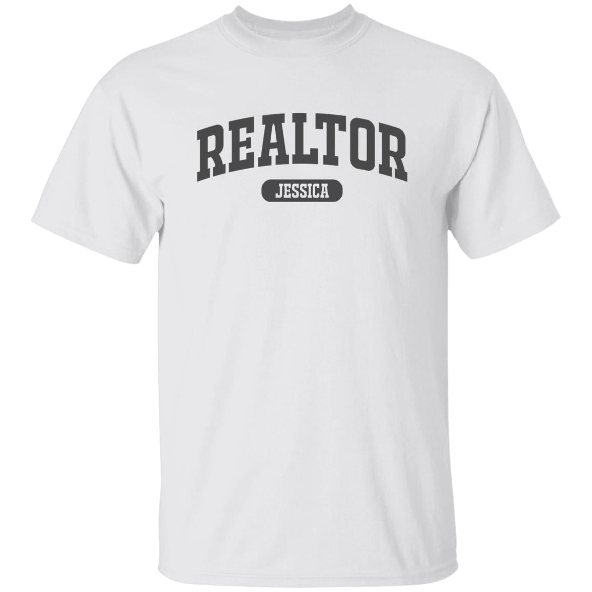 Realtor Personalized Unisex T-shirt Custom Real estate agent White Sand Light Blue-Family-Gift-Planet