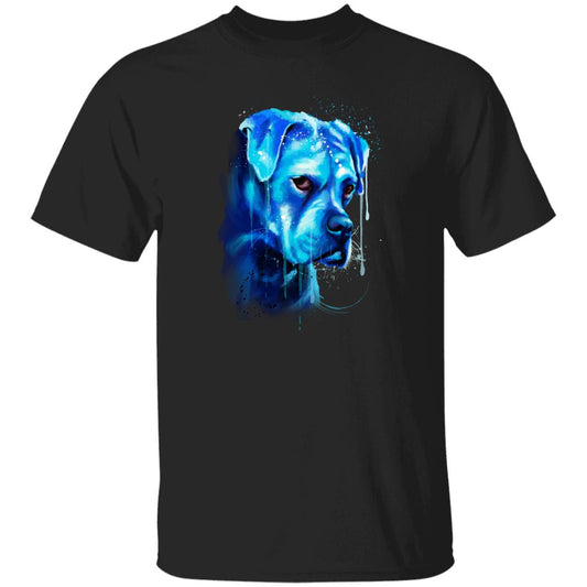 Abstract pitbull dog Unisex shirt S-2XL black navy dark heather-Black-Family-Gift-Planet