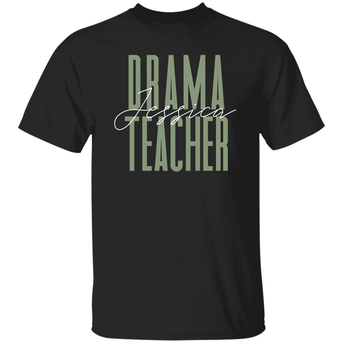 Drama teacher T-Shirt gift Acting school Customized Unisex tee Black Navy Dark Heather-Family-Gift-Planet