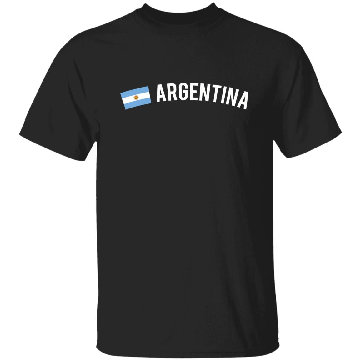 Argentina Unisex T-shirt gift Argentinian flag tee Buenos Aires White Black Dark Heather-Family-Gift-Planet