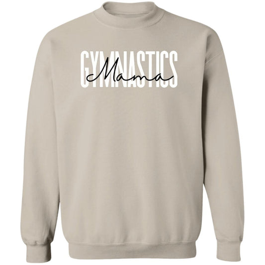 Gymnastics mama Unisex Sweatshirt, Gymnast mom Crewneck Sand-Sand-Family-Gift-Planet