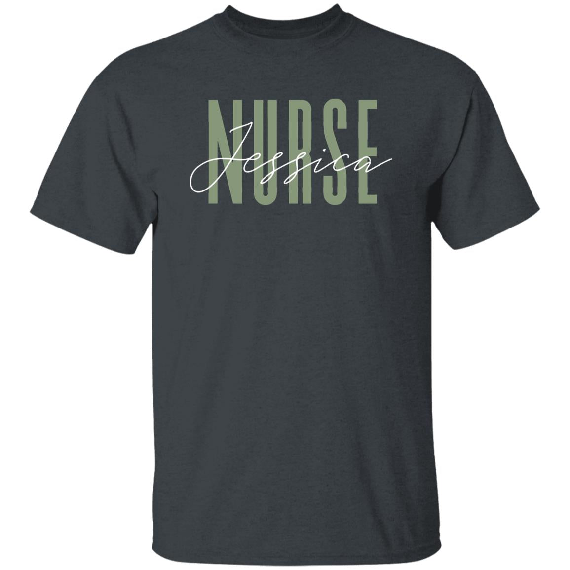 Nurse T-Shirt gift Registered Nurse Practitioner Customized Unisex tee Black Navy Dark Heather-Family-Gift-Planet