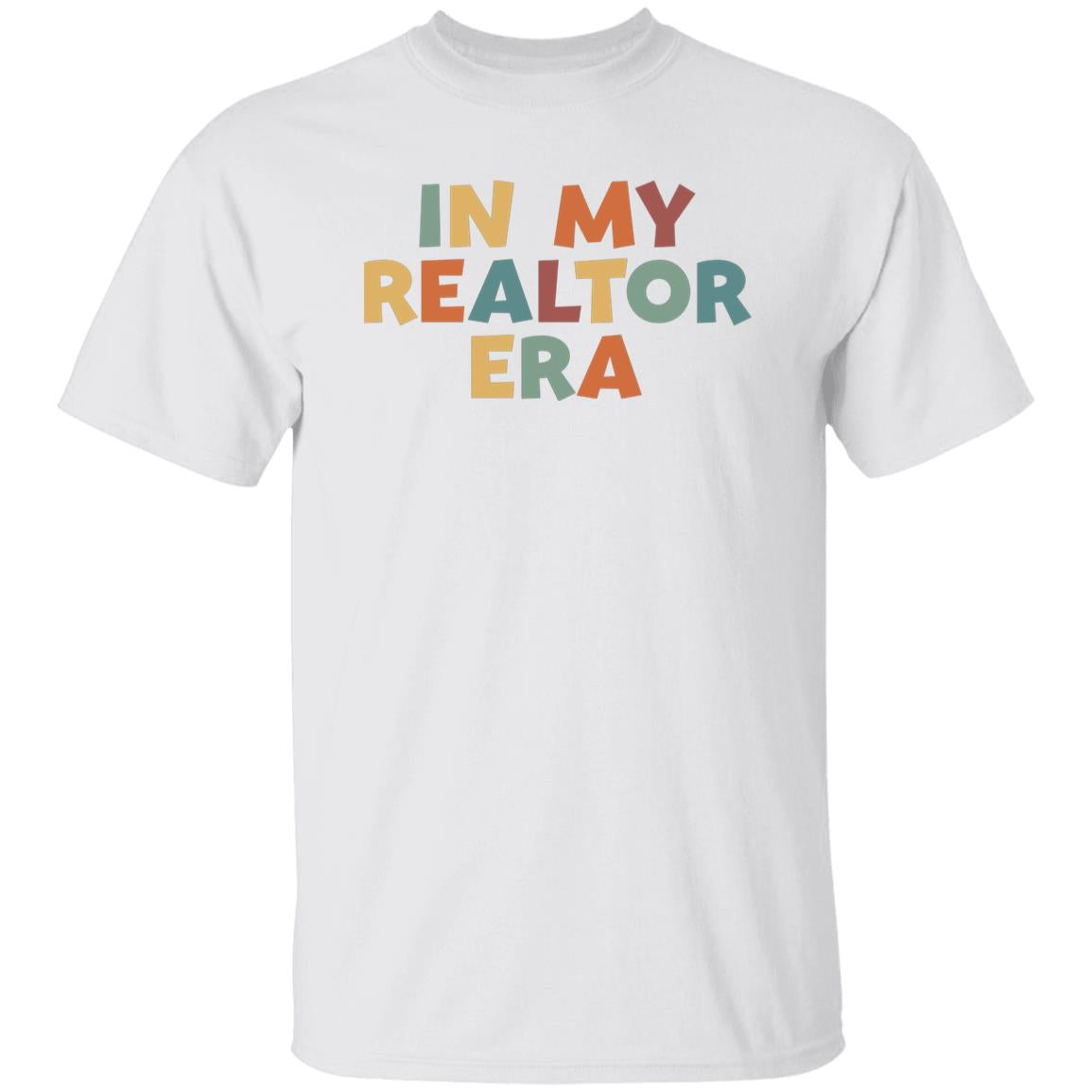 in my realtor era T-Shirt gift Homegirl Real estate agent tee dark heather white sport grey-Family-Gift-Planet