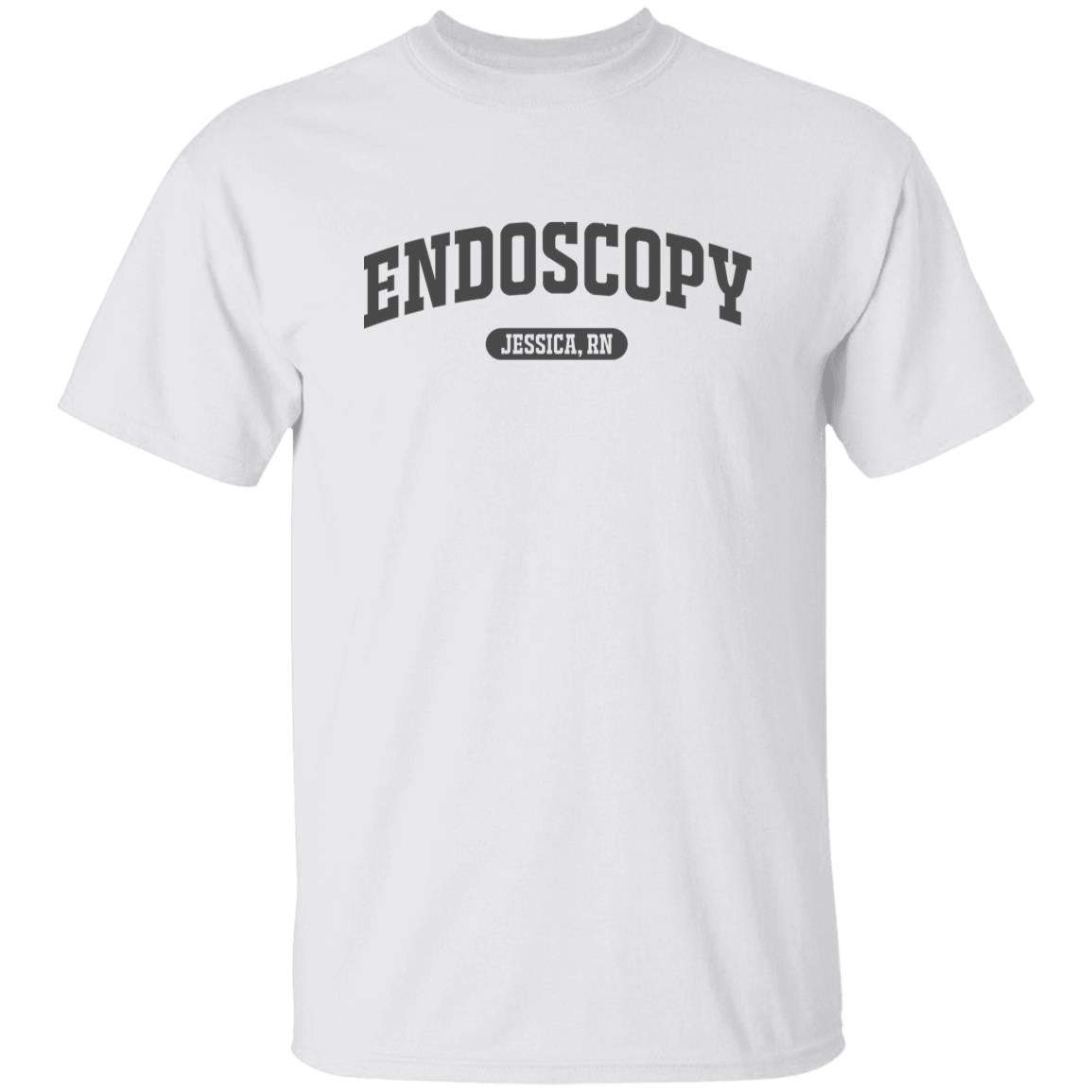 Endoscopy Personalized Unisex T-shirt Custom endo nurse gastroenterology White Sand Light Blue-Family-Gift-Planet