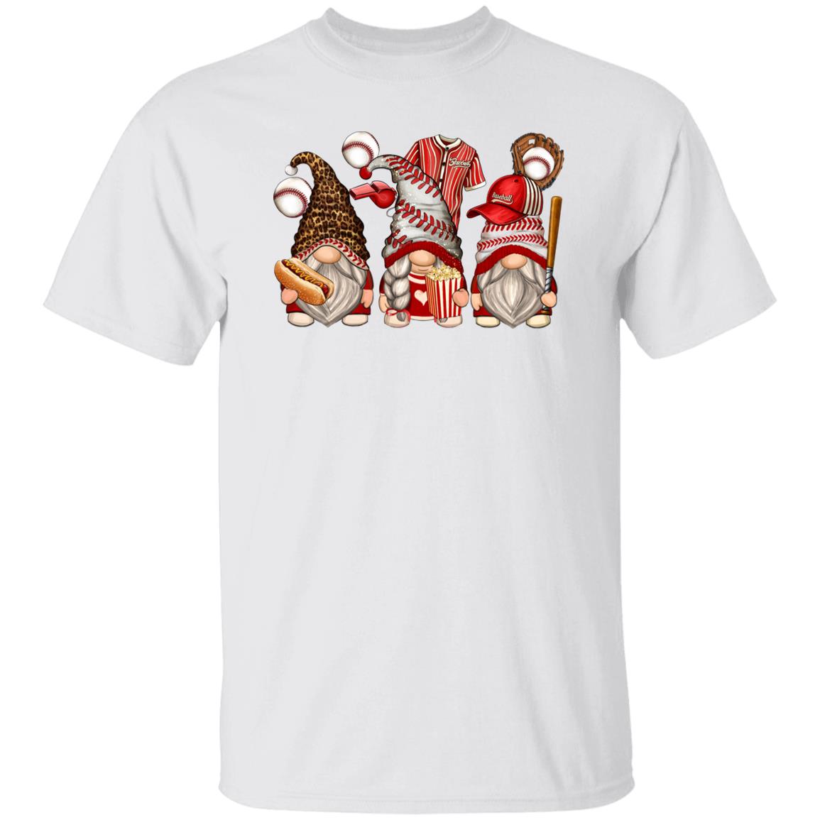 Baseball Gnomes Unisex shirt baseball player Christmas gift White Sand-Family-Gift-Planet