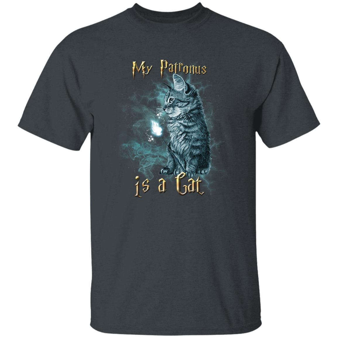 My patronus is a Cat Unisex shirt Black Dark Heather-Family-Gift-Planet