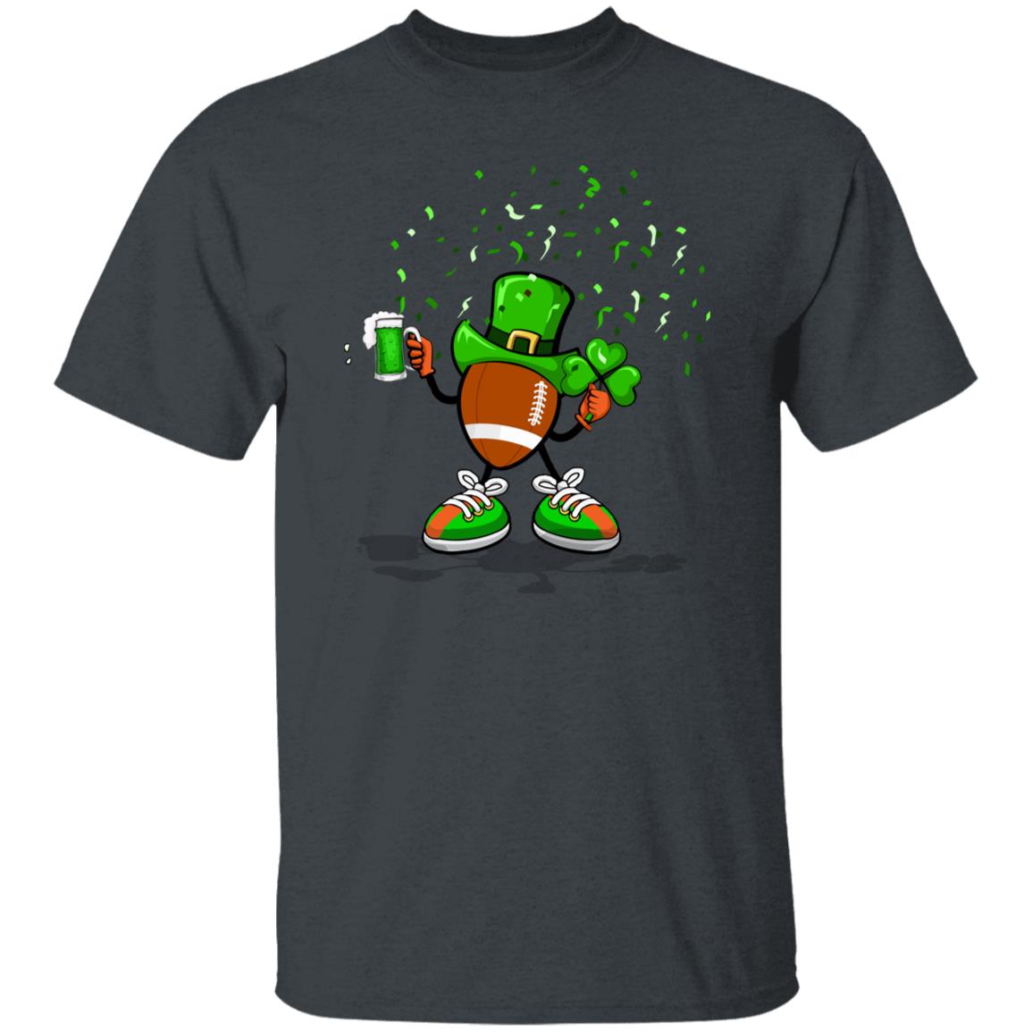 Rugby player Irish St Patrick Day Unisex t-shirt 4XL 5XL 6XL Irish Green-Dark Heather-Family-Gift-Planet