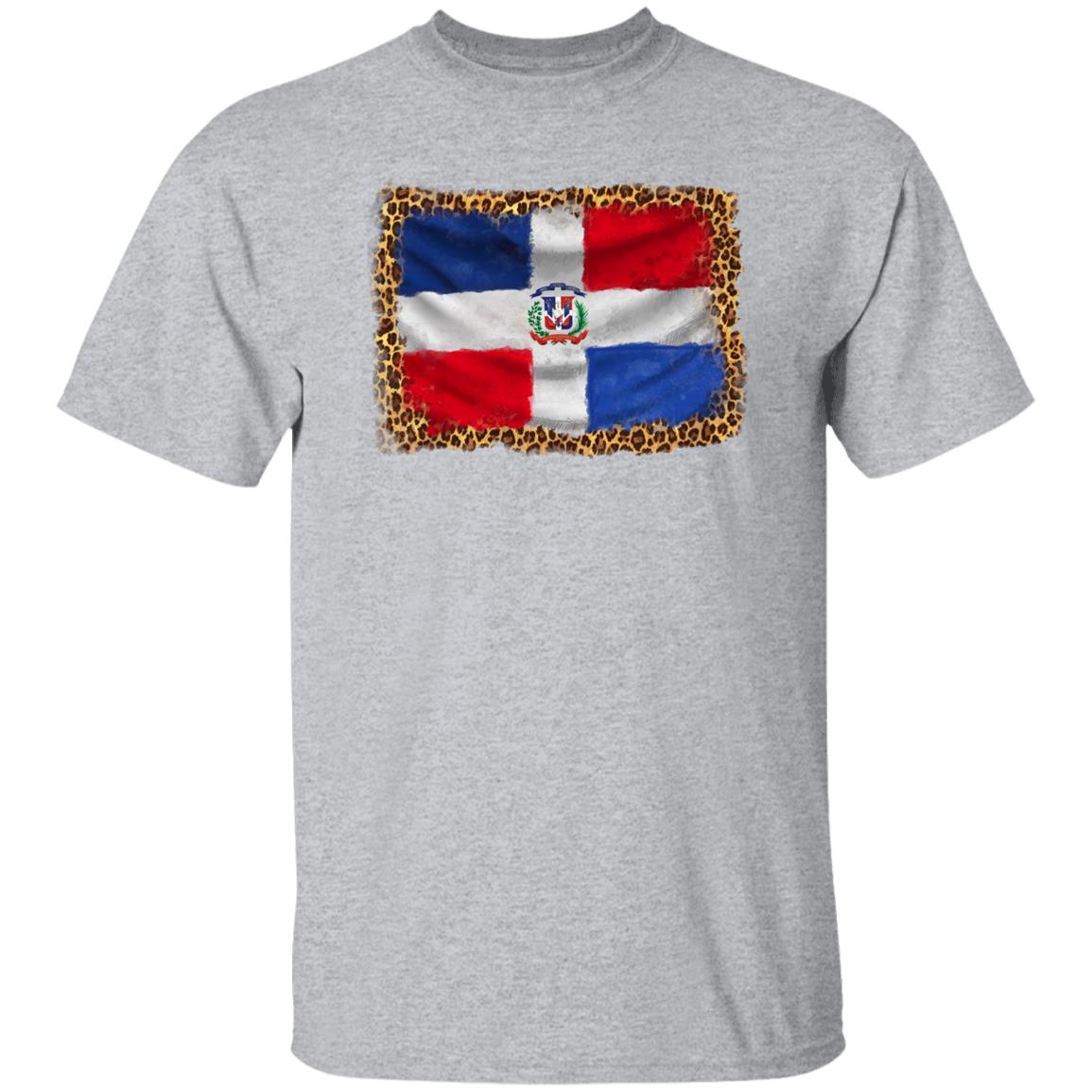 Dominican flag T-Shirt gift Dominican republic girl Unisex Tee Sand White Sport Grey-Family-Gift-Planet