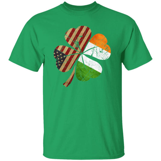 Shamrock Clover American Irish St Patrick Day Unisex t-shirt 4XL 5XL 6XL Irish Green-Irish Green-Family-Gift-Planet