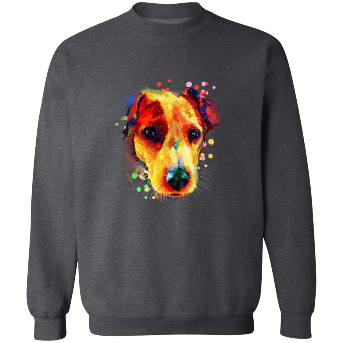 Artistic Jack Russell dog Unisex Crewneck Sweatshirt digital Art-Family-Gift-Planet