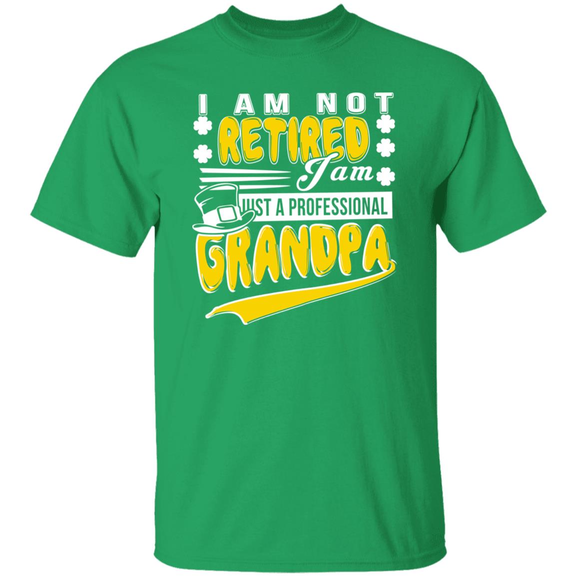 Professional Grandpa Shamrocks St Patrick Day Unisex t-shirt 4XL 5XL 6XL-Irish Green-Family-Gift-Planet