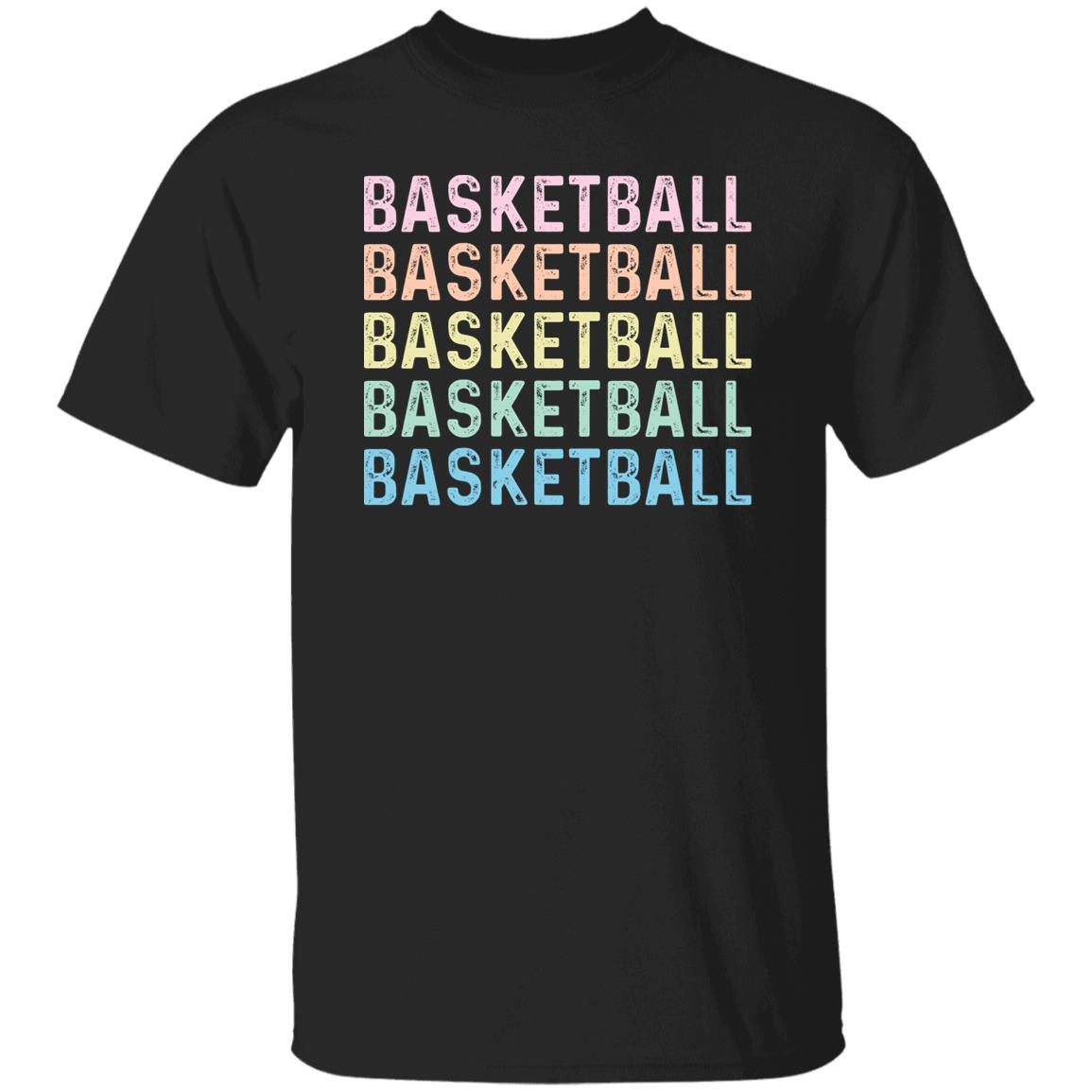 Basketball Unisex Shirt, Basketball Player tee Black S-2XL-Black-Family-Gift-Planet