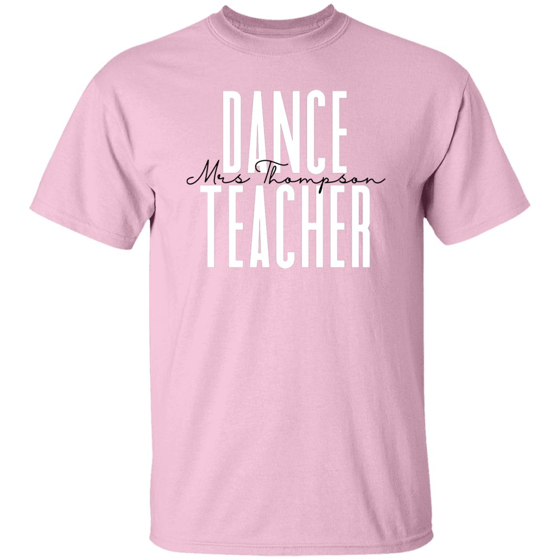 Personalized Dance teacher Unisex T-shirt Custom name dancer Sand Blue Pink-Family-Gift-Planet