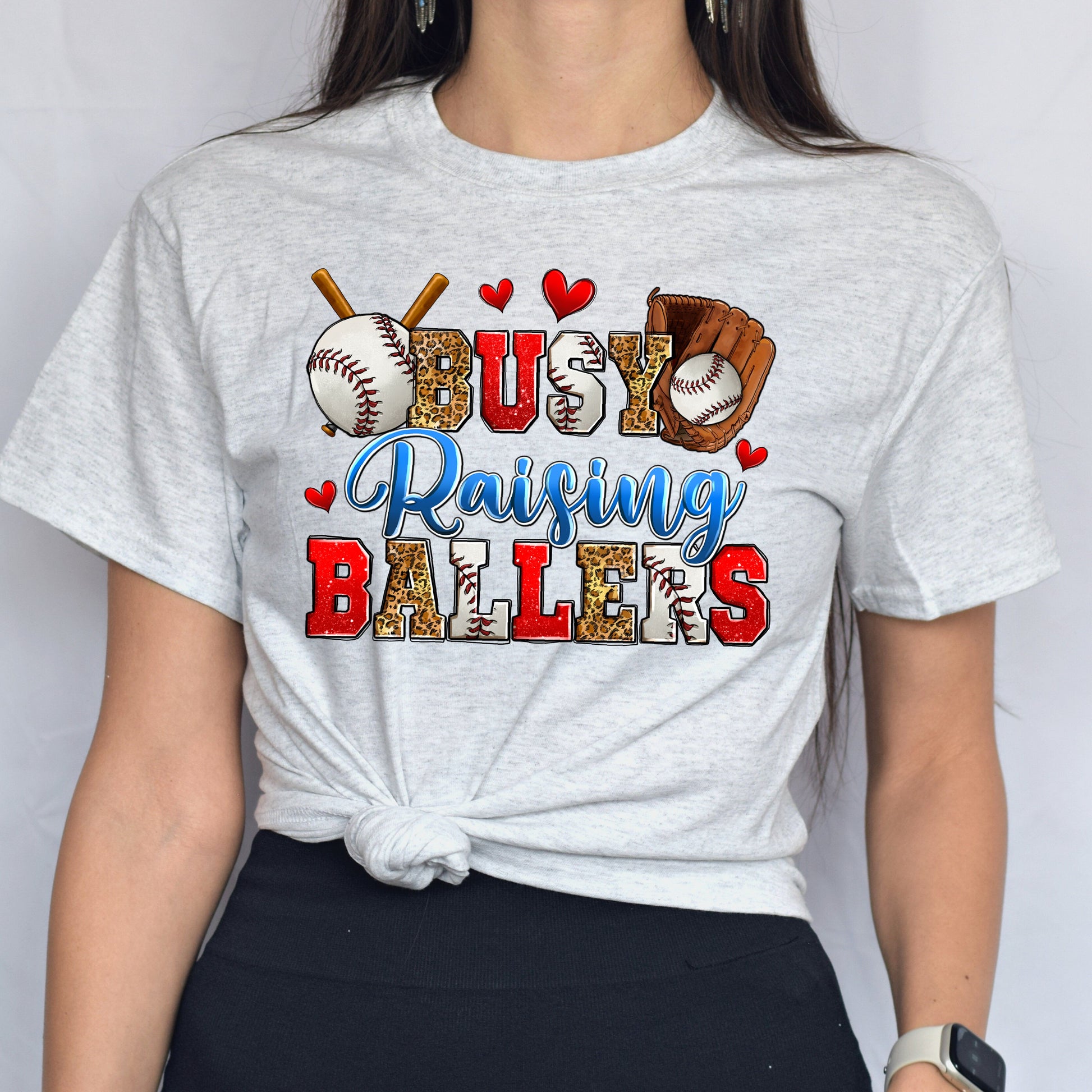 Baseball - busy raising ballers Unisex t-shirt baseball player tee baseball coach gift-Family-Gift-Planet