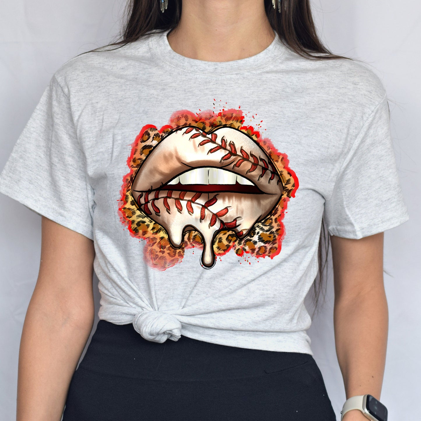 Baseball lips Unisex t-shirt baseball player tee baseball coach gift-Family-Gift-Planet
