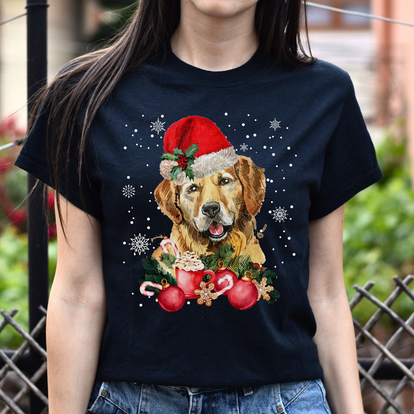 Labrador Retriever Christmas Unisex shirt Black Dark Heather-Family-Gift-Planet