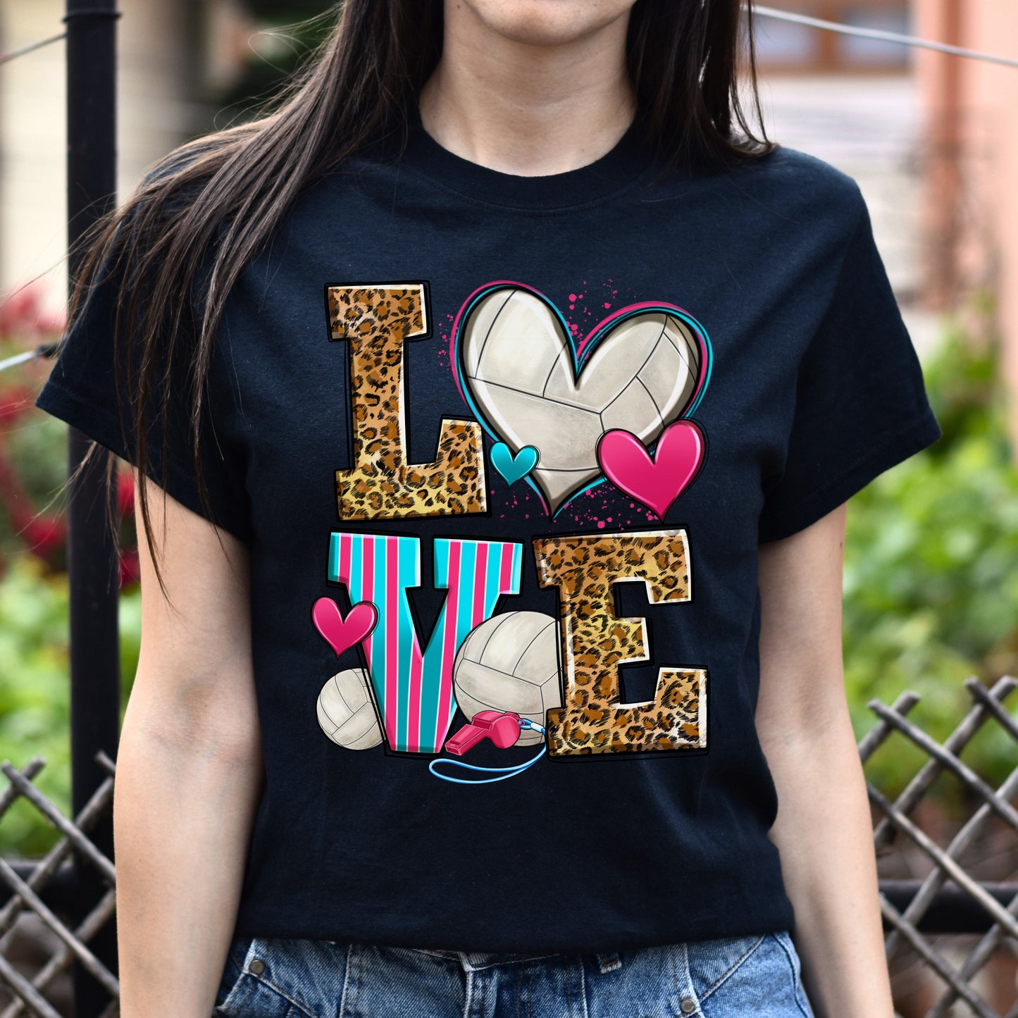 Love volleyball Unisex t-shirt volleyball player tee volleyball coach gift-Family-Gift-Planet