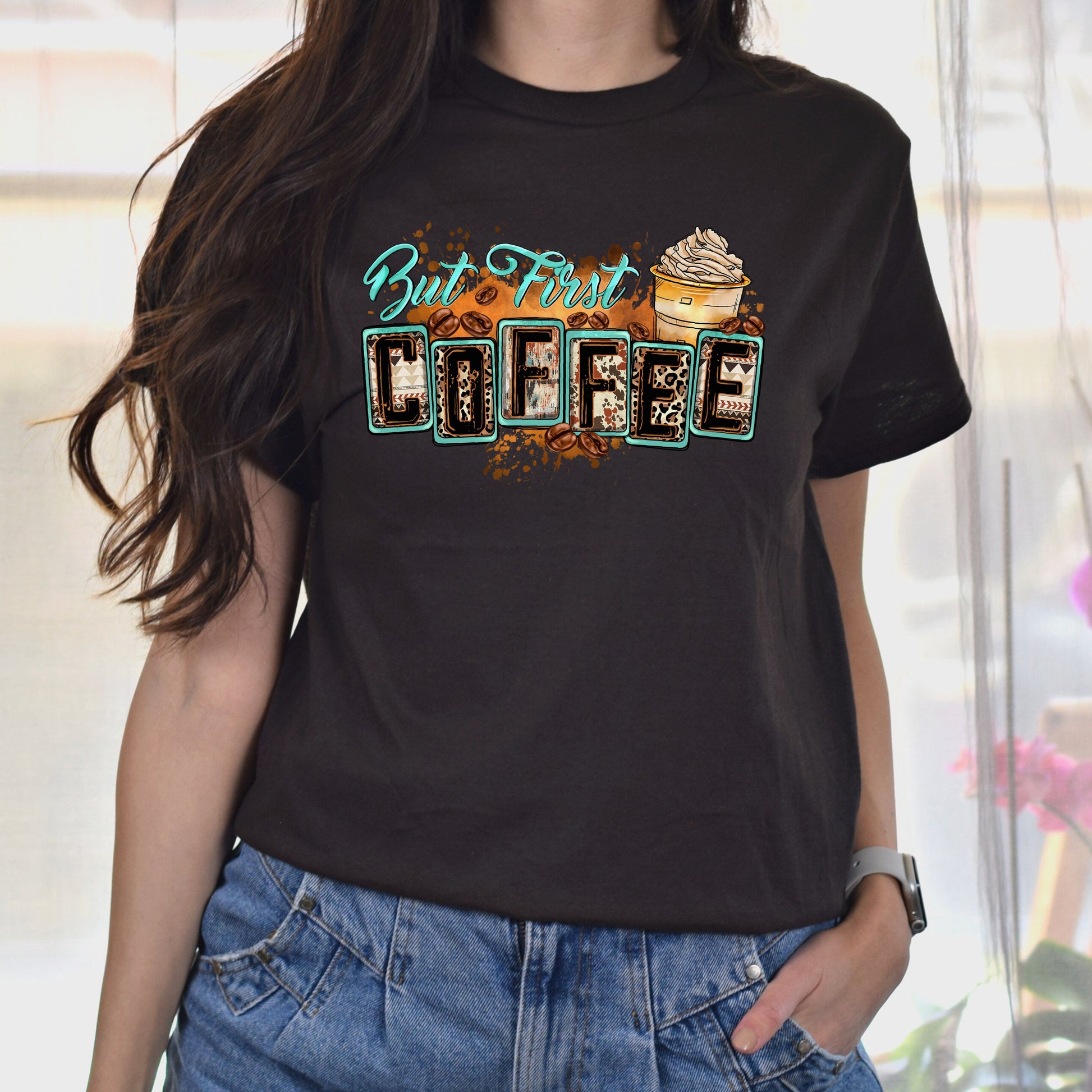 But first coffee unisex tshirt morning coffee tee S-5XL-Family-Gift-Planet