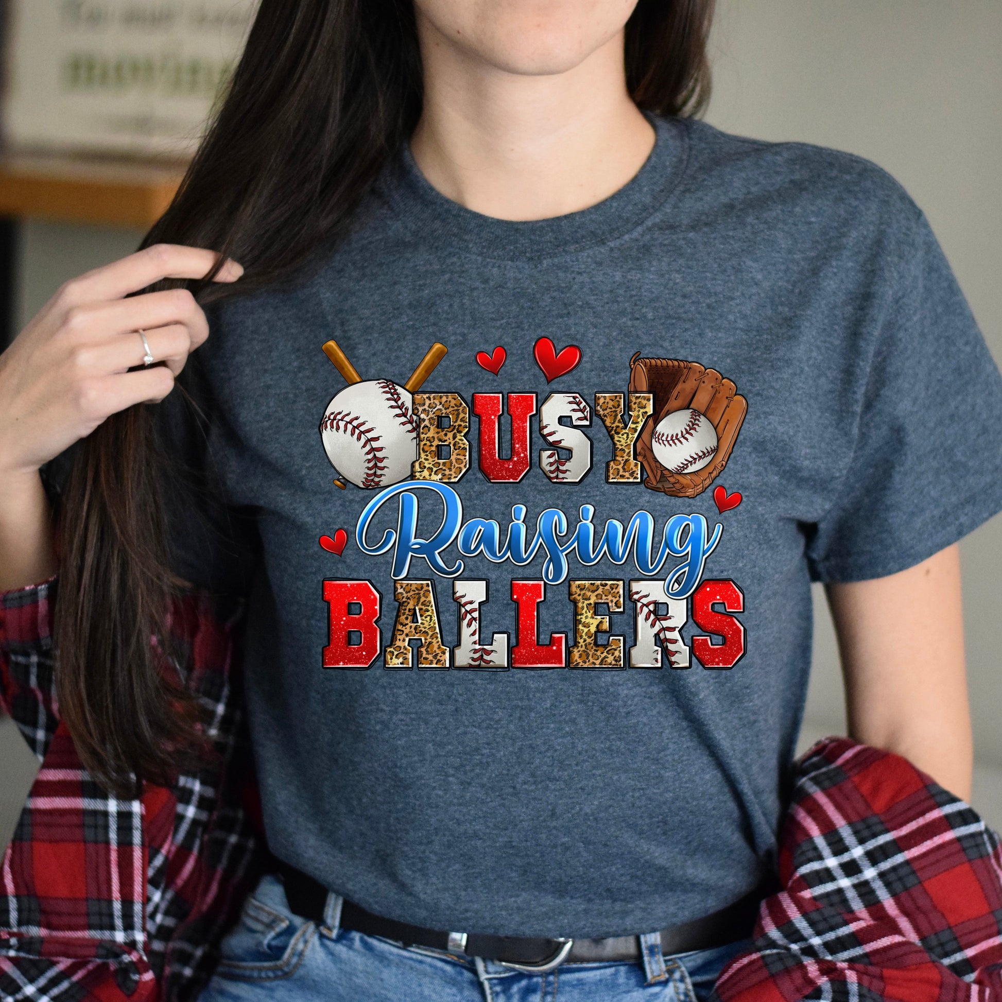 Baseball - busy raising ballers Unisex t-shirt baseball player tee baseball coach gift-Family-Gift-Planet