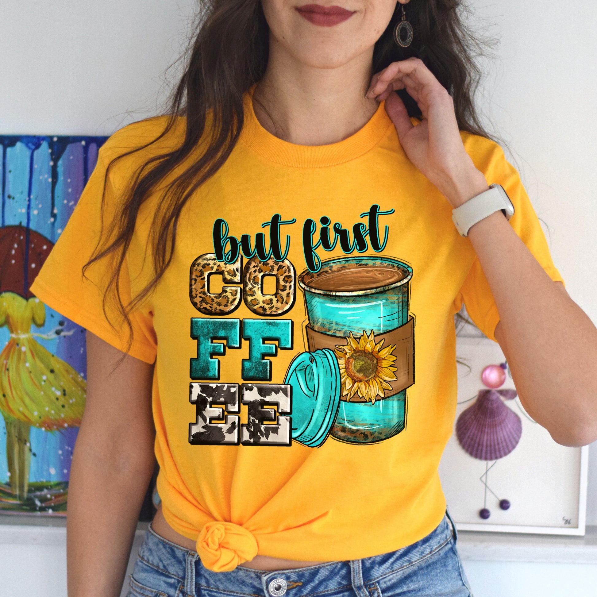 But first coffee coffee cups unisex tshirt coffee lover tee S-5XL-Family-Gift-Planet